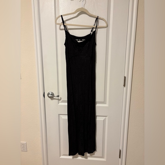 anthropologie black silk dress Anthropologie Black Size S Dress – Swap Boutique